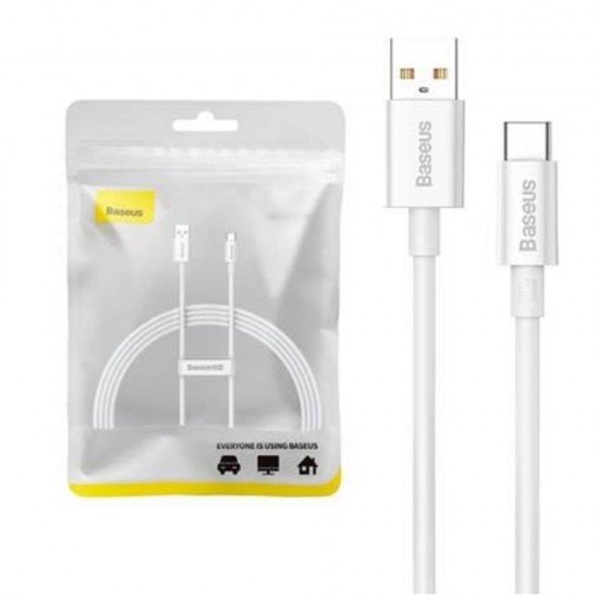 Baseus Superior USB 2.0 Cable USB-C male - USB-A male 100W Λευκό 1.5m (P10320102214-02) (BASP10320102214-02) Baseus Superior USB 2.0 Cable USB-C male - USB-A male 100W Λευκό 1.5m (P10320102214-02) (BASP10320102214-02)