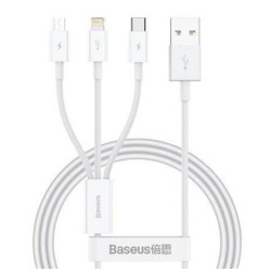 Baseus Superior Regular USB 2.0 to micro USB Cable Λευκό 1m (P10320105221-00) (BASP10320105221-00) Baseus Superior Regular USB 2.0 to micro USB Cable Λευκό 1m (P10320105221-00) (BASP10320105221-00)
