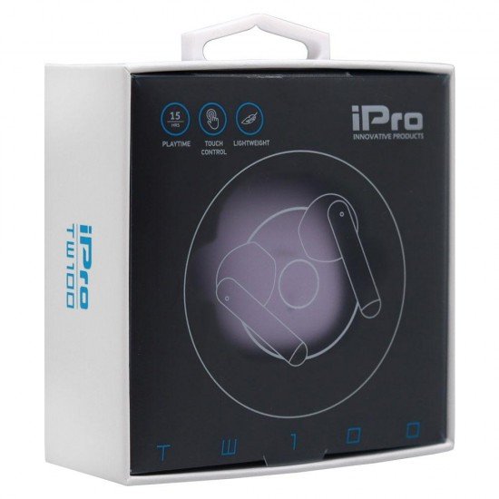 iPro True Wireless Bluetooth Earphones TW100 Purple (010701-0255) (IPRO010701-0255) iPro True Wireless Bluetooth Earphones TW100 Purple (010701-0255) (IPRO010701-0255)