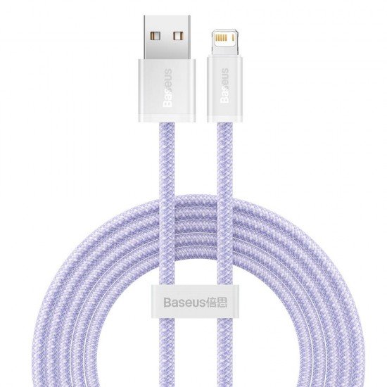 Baseus Dynamic cable USB to Lightning, 2.4A, 2m (Purple) (CALD000505) (BASCALD000505) Baseus Dynamic cable USB to Lightning, 2.4A, 2m (Purple) (CALD000505) (BASCALD000505)