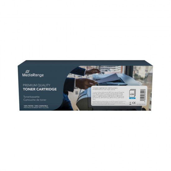 MediaRange Toner Cartridge for printers using HP® W2031X/415X High Capacity Cyan (MRHPT2031CXL) MediaRange Toner Cartridge for printers using HP® W2031X/415X High Capacity Cyan (MRHPT2031CXL)