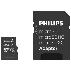 Philips microSDXC 64GB Class 10 U1 UHS-I με αντάπτορα (FM64MP45B/00) (PHIFM64MP45B-00) Philips microSDXC 64GB Class 10 U1 UHS-I με αντάπτορα (FM64MP45B/00) (PHIFM64MP45B-00)