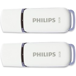 Philips Snow 32GB USB 2.0 2-Pack (FM32FD70D/00) (PHIFM32FD70D-00) Philips Snow 32GB USB 2.0 2-Pack (FM32FD70D/00) (PHIFM32FD70D-00)