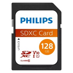 Philips SDXC 128GB Class 10 (FM12SD55B/00) (PHIFM12SD55B-00) Philips SDXC 128GB Class 10 (FM12SD55B/00) (PHIFM12SD55B-00)