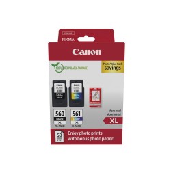 Canon Μελάνι Inkjet PG-560XL/CL-561XL Ph. Value Pack (3712C008) (CANPG-560XLPMP) Canon Μελάνι Inkjet PG-560XL/CL-561XL Ph. Value Pack (3712C008) (CANPG-560XLPMP)