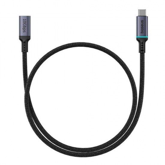 Baseus High Definition extension cable USB-C Male to Female 10Gbps, 0,5m (black) (B0063370C111-00) (BASB0063370C111-00)