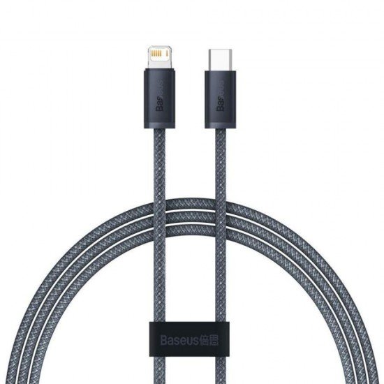 Baseus Dynamic Series cable USB-C to Lightning, 20W, 1m (gray) (CALD000016) (BASCALD000016) Baseus Dynamic Series cable USB-C to Lightning, 20W, 1m (gray) (CALD000016) (BASCALD000016)