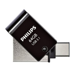 Philips 2-in-1 64GB USB 3.1 Stick με σύνδεση USB-C Μαύρο (PHUSB64G2IN1OTGGU3C) (PHIPHUSB64G2IN1OTGGU3C) Philips 2-in-1 64GB USB 3.1 Stick με σύνδεση USB-C Μαύρο (PHUSB64G2IN1OTGGU3C) (PHIPHUSB64G2IN1OTGGU3C)