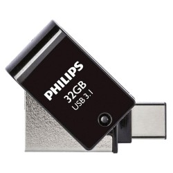 Philips 2-in-1 32GB USB 3.1 Stick με σύνδεση USB-C Μαύρο (PHUSB32G2IN1OTGGU3C) (PHIPHUSB32G2IN1OTGGU3C) Philips 2-in-1 32GB USB 3.1 Stick με σύνδεση USB-C Μαύρο (PHUSB32G2IN1OTGGU3C) (PHIPHUSB32G2IN1OTGGU3C)