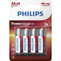 Philips Power Αλκαλικές Μπαταρίες AA 1.5V 4τμχ (LR6P4B/10) (PHILR6P4B-10) Philips Power Αλκαλικές Μπαταρίες AA 1.5V 4τμχ (LR6P4B/10) (PHILR6P4B-10)