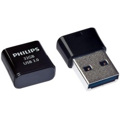 Philips Pico 32GB USB 3.0 Stick Μαύρο (FM32FD90B/00) (PHIFM32FD90B-00) Philips Pico 32GB USB 3.0 Stick Μαύρο (FM32FD90B/00) (PHIFM32FD90B-00)