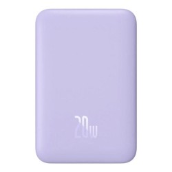 Baseus Powerbank Magnetic Mini 10000mAh USB-C 20W MagSafe purple (PPCX110105) (BASPPCX110105) Baseus Powerbank Magnetic Mini 10000mAh USB-C 20W MagSafe purple (PPCX110105) (BASPPCX110105)
