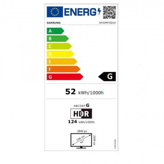 SAMSUNG LS43DM702UUXDU 4K Smart Monitor 43'' (LS43DM702UUXDU) (SAMLS43DM702UUXDU)