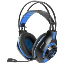 Esperanza Deathstrike Over Ear Gaming Headset με σύνδεση 3.5mm Μπλε (EGH420B) (ESPEGH420B) Esperanza Deathstrike Over Ear Gaming Headset με σύνδεση 3.5mm Μπλε (EGH420B) (ESPEGH420B)