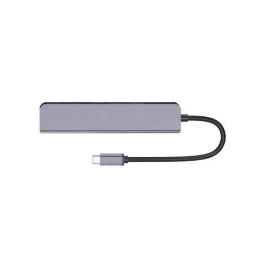 MediaRange USB Type-C 5 in-1 Multiport Adapter with 2xHDMI out Silver (MRCS511) MediaRange USB Type-C 5 in-1 Multiport Adapter with 2xHDMI out Silver (MRCS511)
