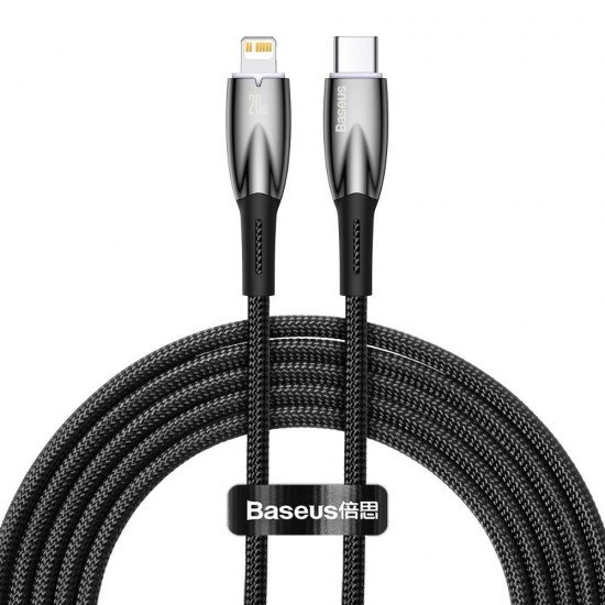 Baseus Καλώδιο USB-C σε Lightning Glimmer Series 20W 2m Μαύρο (CADH000101) (BASCADH000101) Baseus Καλώδιο USB-C σε Lightning Glimmer Series 20W 2m Μαύρο (CADH000101) (BASCADH000101)