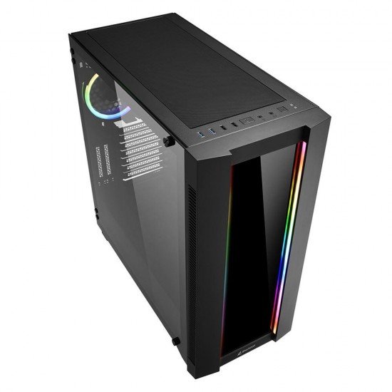 Sharkoon Elite Shark CA200G Gaming Midi Tower Κουτί Υπολογιστή με Πλαϊνό Παράθυρο και RGB Φωτισμό Μαύρο (ELCA200G) (SHRELCA200G) Sharkoon Elite Shark CA200G Gaming Midi Tower Κουτί Υπολογιστή με Πλαϊνό Παράθυρο και RGB Φωτισμό Μαύρο (ELCA200G) (SHRELCA200G)