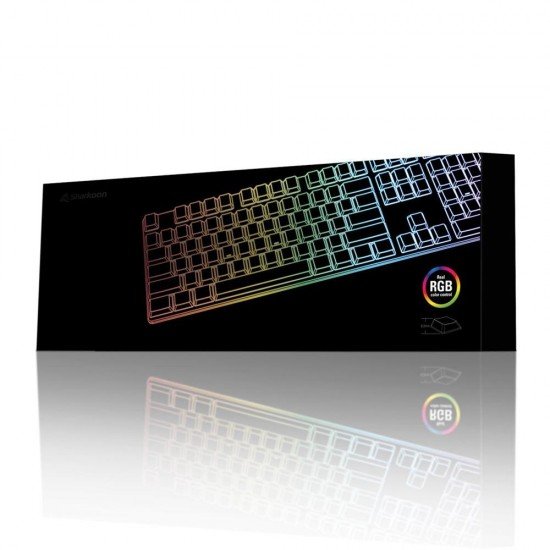 Sharkoon PureWriter RGB Gaming Μηχανικό Πληκτρολόγιο με Kailh Blue διακόπτες και RGB φωτισμό (Αγγλικό US) Λευκό (PUWRBL) (SHRPUWRBL) Sharkoon PureWriter RGB Gaming Μηχανικό Πληκτρολόγιο με Kailh Blue διακόπτες και RGB φωτισμό (Αγγλικό US) Λευκό (PUWRBL) (SHRPUWRBL)