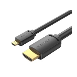 VENTION Micro HDMI to HDMI 4K HD Cable 2M Black (AGIBH) (VENAGIBH) VENTION Micro HDMI to HDMI 4K HD Cable 2M Black (AGIBH) (VENAGIBH)