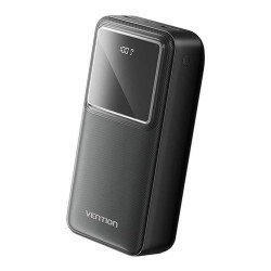 VENTION 30.000mAh Power Bank (Micro-USB + USB-C + USB-A + USB-A) 22.5W Black Led Display Type (FHMB0) (VENFHMB0) VENTION 30.000mAh Power Bank (Micro-USB + USB-C + USB-A + USB-A) 22.5W Black Led Display Type (FHMB0) (VENFHMB0)