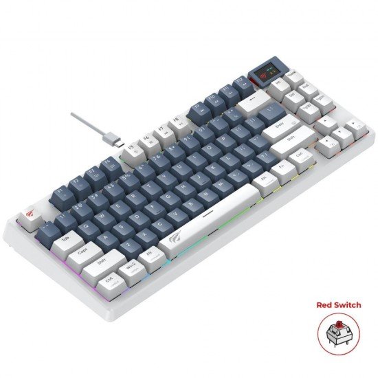 Havit Mechanical Gaming Keyboard KB884L White (KB884L) (HAVKB884L) Havit Mechanical Gaming Keyboard KB884L White (KB884L) (HAVKB884L)