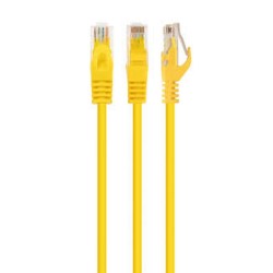 Cablexpert U/UTP Cat.6 Καλώδιο Δικτύου Ethernet 0.5m Κίτρινο (PP6U-0.5M/Y) (GEMPP6U-0.5M-Y)
