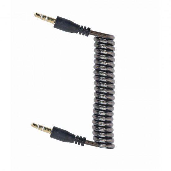 Gembird Cca-405-6 Stereo Audio Spiral Cable Minijack-minijack M/m 1.8m (CCA-405-6) (GEMCCA-405-6)