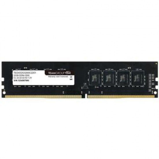 TeamGroup Μνήμη RAM DDR4 32GB PC 3200 Team Elite (TED432G3200C2201) TeamGroup Μνήμη RAM DDR4 32GB PC 3200 Team Elite (TED432G3200C2201)