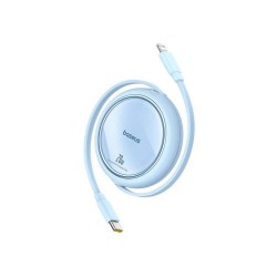 Baseus Retractable USB-C to Lightning Cable 20W Μπλε 1m (P10364501311-00) (BASP10364501311-00) Baseus Retractable USB-C to Lightning Cable 20W Μπλε 1m (P10364501311-00) (BASP10364501311-00)