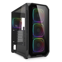 Sharkoon AK5G RGB (schwarz, Tempered Glass x 2) Sharkoon AK5G RGB (schwarz, Tempered Glass x 2)