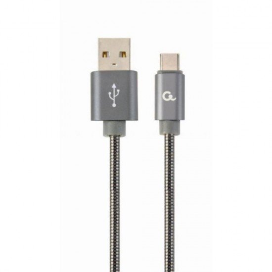 Gembird Cc- USB2s-amcm-1m-bg USB-C 2.0 Cable (Am/cm) Metal Plugs, Spiral Braid, 1m, Metallic Gray (CC-USB2S-AMCM-1M-BG) (GEMCC-USB2S-AMCM-1M-BG) Gembird Cc- USB2s-amcm-1m-bg USB-C 2.0 Cable (Am/cm) Metal Plugs, Spiral Braid, 1m, Metallic Gray (CC-USB2S-AMCM-1M-BG) (GEMCC-USB2S-AMCM-1M-BG)