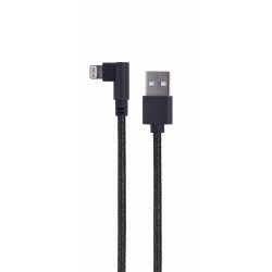 Cablexpert Braided USB to Lightning Cable Μαύρο 0.2m (CC-USB2-AMLML-0.2M) (GEMCC-USB2-AMLML-0.2M) Cablexpert Braided USB to Lightning Cable Μαύρο 0.2m (CC-USB2-AMLML-0.2M) (GEMCC-USB2-AMLML-0.2M)