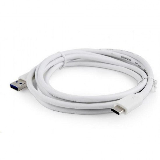 Gembird Ccp- USB3-amcm-1m-w USB-C 3.0 Cable, 1m, White (CCP-USB3-AMCM-1M-W) (GEMCCP-USB3-AMCM-1M-W)