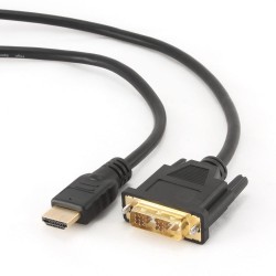 Cablexpert Cable DVI-D male - HDMI male 1.8m Μαύρο (CC-HDMI-DVI-6) (GEMCC-HDMI-DVI-6) Cablexpert Cable DVI-D male - HDMI male 1.8m Μαύρο (CC-HDMI-DVI-6) (GEMCC-HDMI-DVI-6)