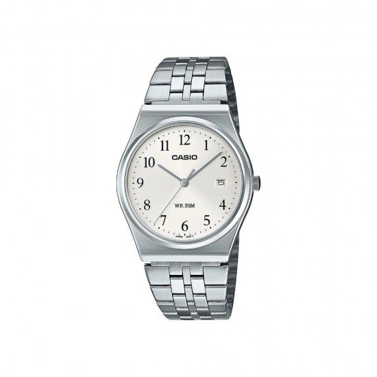 Casio Ρολόι Μπαταρίας με Ασημί Μεταλλικό Μπρασελέ (MTP-B145D-7BVEF) (CASMTP-B145D-7BVEF)