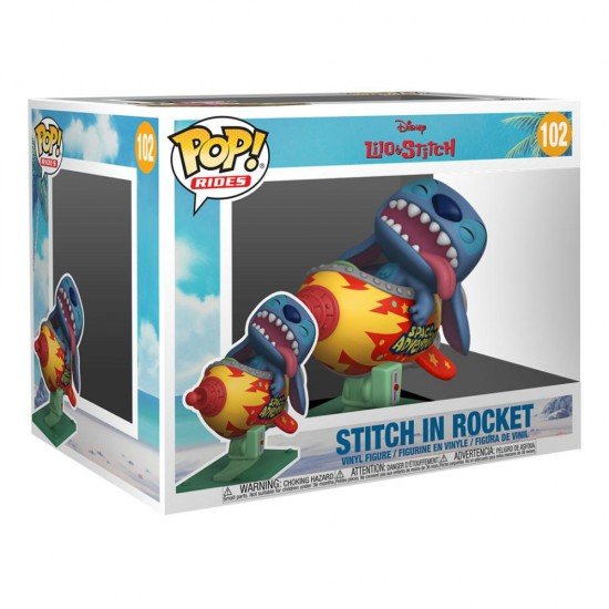 Funko Pop! Rides: Disney Lilo and Stitch - Stitch in Rocket #102 Deluxe (FNK56200)