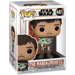Funko Pop! TV: Star Wars: The Mandalorian - The Mandalorian with Grogu #461 (FNK45259) Funko Pop! TV: Star Wars: The Mandalorian - The Mandalorian with Grogu #461 (FNK45259)