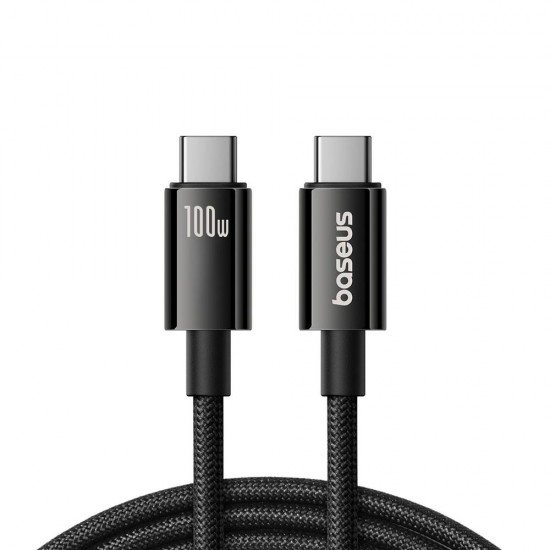 Baseus Cable USB Tungsten Gold USB-C to USB-C 100W 1,5m black (P10319800111-00) (BASP10319800111-00)