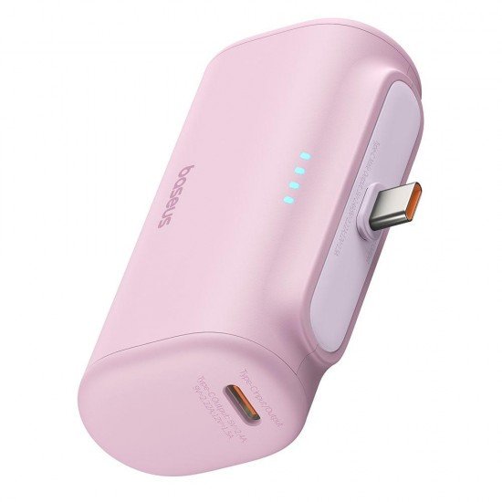 Baseus Powerbank Compact USB-C 5000mAh, 20W pink (P10068306413-00) (BASP10068306413-00) Baseus Powerbank Compact USB-C 5000mAh, 20W pink (P10068306413-00) (BASP10068306413-00)