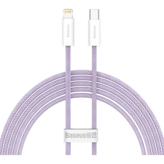 Baseus Καλώδιο USB-C σε Lightning Dynamic Series, 20W, 2m Μοβ (CALD000105) (BASCALD000105)