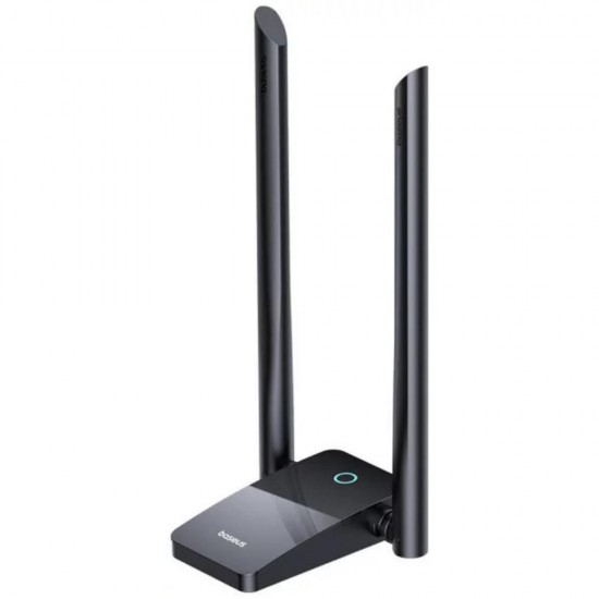 Baseus Adapter WiFi FastJoy 1800Mbps black (B01317600111-06) (BASB01317600111-06) Baseus Adapter WiFi FastJoy 1800Mbps black (B01317600111-06) (BASB01317600111-06)