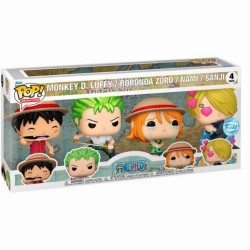 Funko Pop! Animation: One Piece - Straw Hat Crew 4-Pack Special Edition Exclusive (FNK44727) Funko Pop! Animation: One Piece - Straw Hat Crew 4-Pack Special Edition Exclusive (FNK44727)