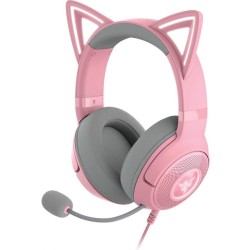 Razer Kraken Kitty V2 Pink RGB USB 7.1 Gaming Headset Kitty Ears PC / PS5 / Switch (RZ04-04730200-R3M1) (RAZRZ04-04730200-R3M1) Razer Kraken Kitty V2 Pink RGB USB 7.1 Gaming Headset Kitty Ears PC / PS5 / Switch (RZ04-04730200-R3M1) (RAZRZ04-04730200-R3M1)