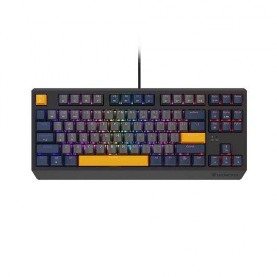 Genesis Gaming Keyboard Thor 230 Tkl Naval Blue Negative US RGB Mechanical Outemu Panda (NKG-2164) (GNSNKG-2164) Genesis Gaming Keyboard Thor 230 Tkl Naval Blue Negative US RGB Mechanical Outemu Panda (NKG-2164) (GNSNKG-2164)