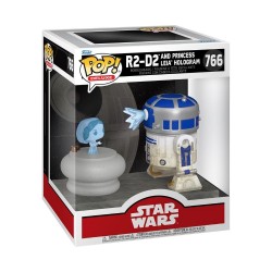 Funko Pop! Movies: Star Wars - R2-D2 with Princess Leia Hologram #766 (FNK37996) Funko Pop! Movies: Star Wars - R2-D2 with Princess Leia Hologram #766 (FNK37996)