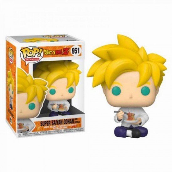 Funko Pop! Animation: Dragon Ball Z - Super Saiyan Gohan Eating Noodles #951 (FNK86651)