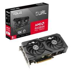 ASUS Dual -RX7600-O8G-EVO AMD Radeon RX 7600 8 GB GDDR6 (90YV0LD0-M0NA00) (ASU90YV0LD0-M0NA00) ASUS Dual -RX7600-O8G-EVO AMD Radeon RX 7600 8 GB GDDR6 (90YV0LD0-M0NA00) (ASU90YV0LD0-M0NA00)