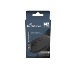 MediaRange Optical 4-Button Wireless Mouse, Scroll-Wheel, 1.000 - 2.400 dpi, Black (MROS268) MediaRange Optical 4-Button Wireless Mouse, Scroll-Wheel, 1.000 - 2.400 dpi, Black (MROS268)