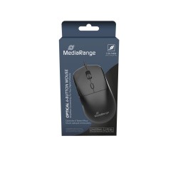 MediaRange Wired Optical 6-Button Mouse, Scroll-Wheel,800 - 2.400 dpi,1.5m USB-C Cable, Black (MROS271) MediaRange Wired Optical 6-Button Mouse, Scroll-Wheel,800 - 2.400 dpi,1.5m USB-C Cable, Black (MROS271)
