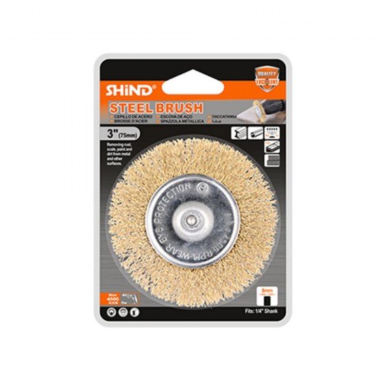 Shind Συρματοβουρτσα Δραπανου Ισια 75mm (SHI-94920) (SHI94920)